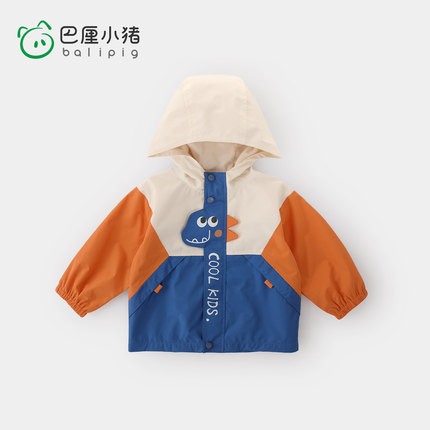 男童冲锋外套春季户外山野衣儿童防风衣服女童软壳衣春秋宝宝上衣