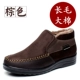 FMX-15301436 Хлопковые туфли коричневые