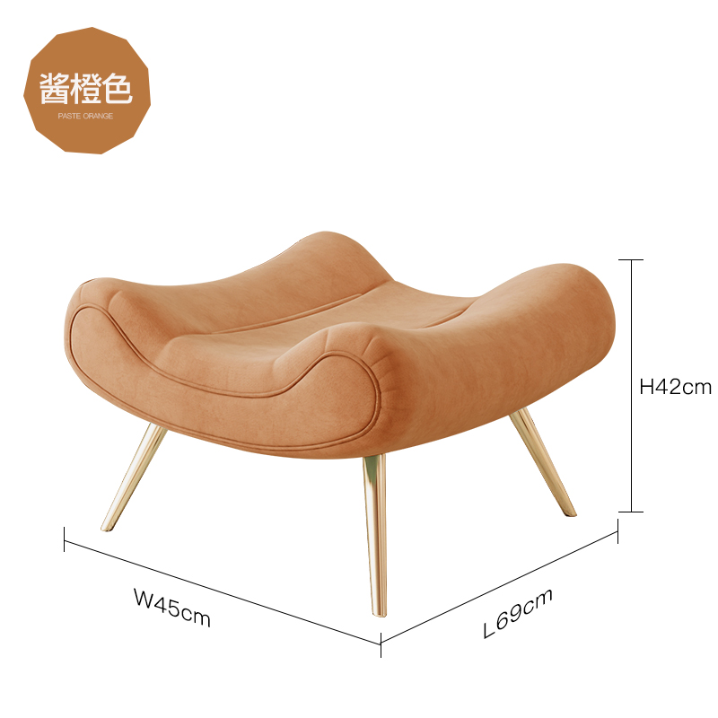 nordic snail chair lazy sofa tiger chair single living room bedroom lounge chair balcony home light luxury leisure chair