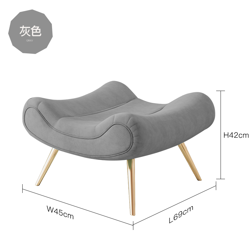 nordic snail chair lazy sofa tiger chair single living room bedroom lounge chair balcony home light luxury leisure chair