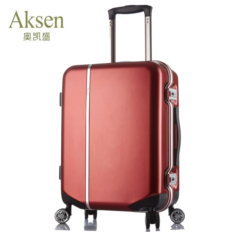 Universal suitcase for men and women, box, 24 inch