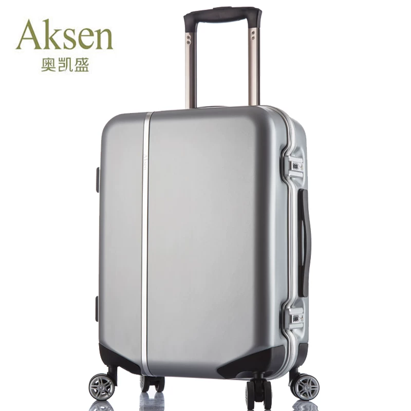 Universal suitcase for men and women, box, 24 inch