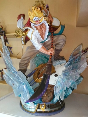 taobao agent Weilian make jacksdo white beard peak duel Four Emperor One Piece GK hand -made model statue