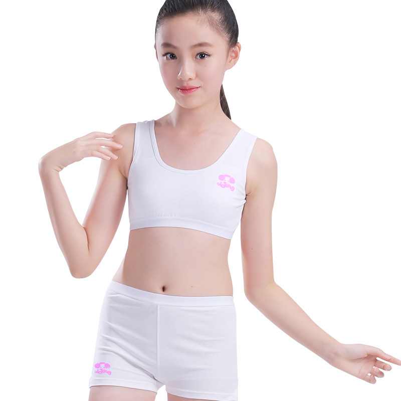 Girls' underwear vest development period, large children's bra, primary school students, little girls, children 9-12-13-15 years old summer