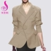 Thời trang nhỏ phù hợp với phụ nữ 2020 mùa xuân và mùa thu mới của phụ nữ Âu Mỹ tính khí tự tu dưỡng phụ nữ áo khoác CV phù hợp với áo khoác ngắn - Business Suit