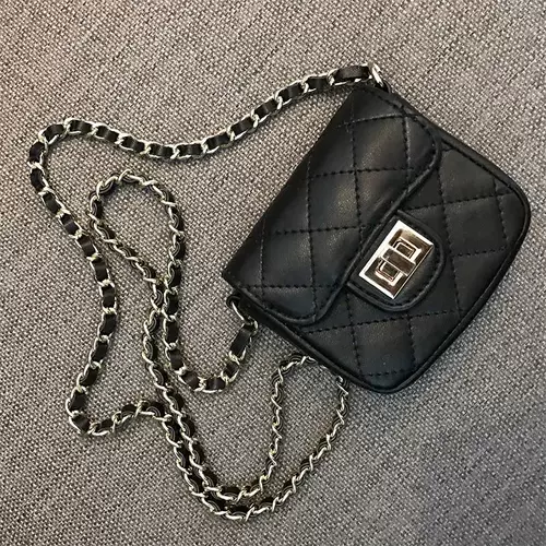 Сумка через плечо, маленький ремешок для сумки, небольшая сумка, цепь с ромбовидным узором, сумка на одно плечо, коллекция 2021, в корейском стиле