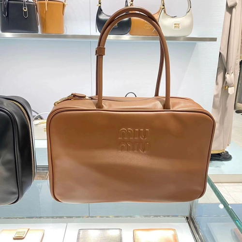 Miumiu, большие портативные бретели, ремешок для сумки, Франция, из натуральной кожи