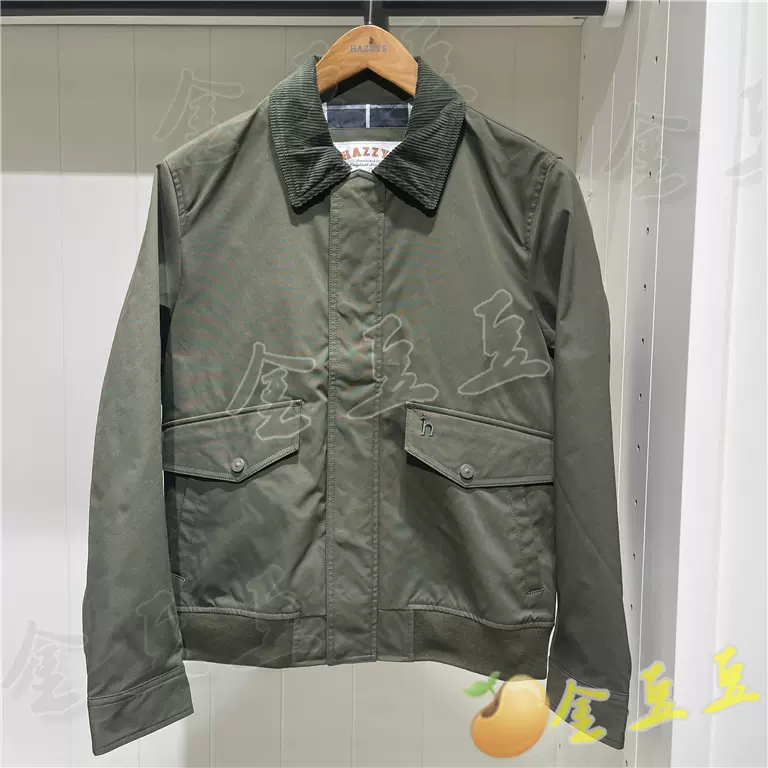 2022秋季Hazzys哈吉斯国内专柜代购男士夹克外套风衣ASVZU02CU20-Taobao