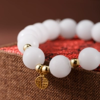 Браслет с полным грудным молоком (с бусинками и благословениями