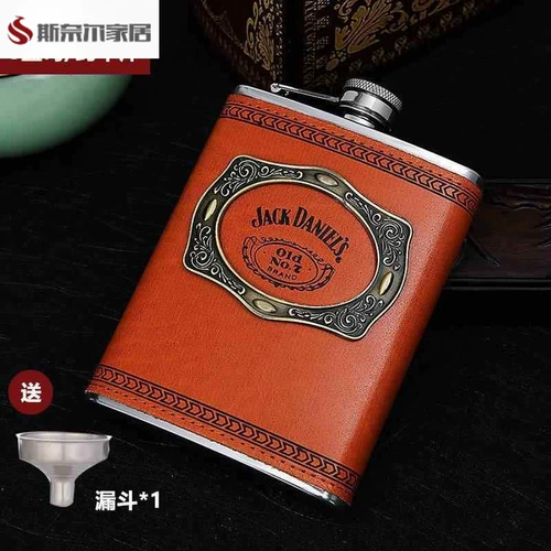 Карманная фляжка из нержавеющей стали, бутылка для вина с уплотнителем, портативный ростомер, увеличенная толщина