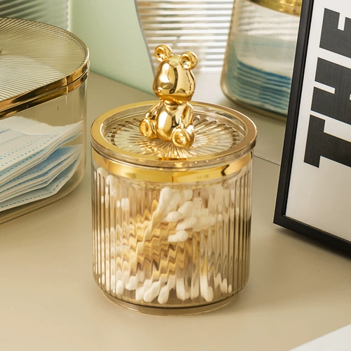 Ватные диски, ватные палочки, коробка для хранения, косметический туалетный столик для домашнего использования, акриловая помада, легкий роскошный стиль