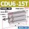 Xi lanh cdu lắp đặt bằng khí nén nhỏ CU6/10/16/20/25/32-5-30-40-50-100D/S xi lanh khi nen xy lanh airtac Xi lanh khí nén