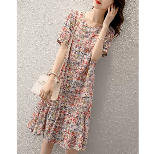 Брендовое летнее модное небольшое дизайнерское платье