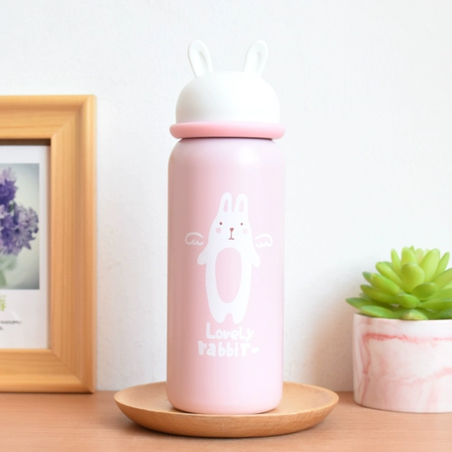 Сетка красная вода Кубка девочка сердце ins osulation cup Студент Студент Симпатичный Маленький Портативный Портативный Мультфиль