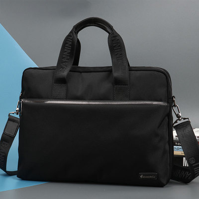 taobao agent Handheld cloth laptop, waterproof bag, men's one-shoulder bag, shoulder bag, business version, oxford cloth