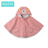 洛斯小丁 Детский осенний плащ для мальчиков, детская ветрозащитная накидка для выхода на улицу для девочек для новорожденных, куртка