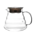 Bình pha cà phê làm bằng tay hộ gia đình nhỏ giọt thủy tinh chịu nhiệt 360 / 600ml đun sôi ấm đun nước chia sẻ đám mây - Cà phê