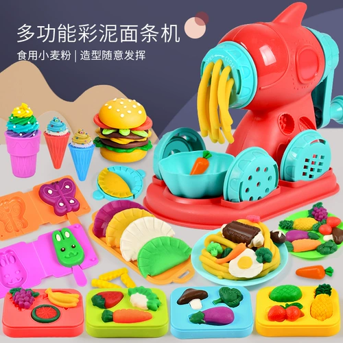 Детский нетоксичный пластилин, реалистичная семейная экологичная игрушка, форма, набор инструментов