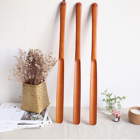 日本实木懒人穿鞋器鞋拔子木鞋拔超长 老人孕妇提鞋器穿鞋不弯腰