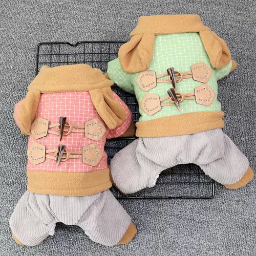 ПЭТ Bichin Schnauzer маленькая собака Тедди щенка одежда осень и зимняя четвероногий одежда плюс флисовый утолщен теплый