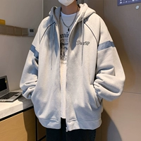 [灰色 拉链款]