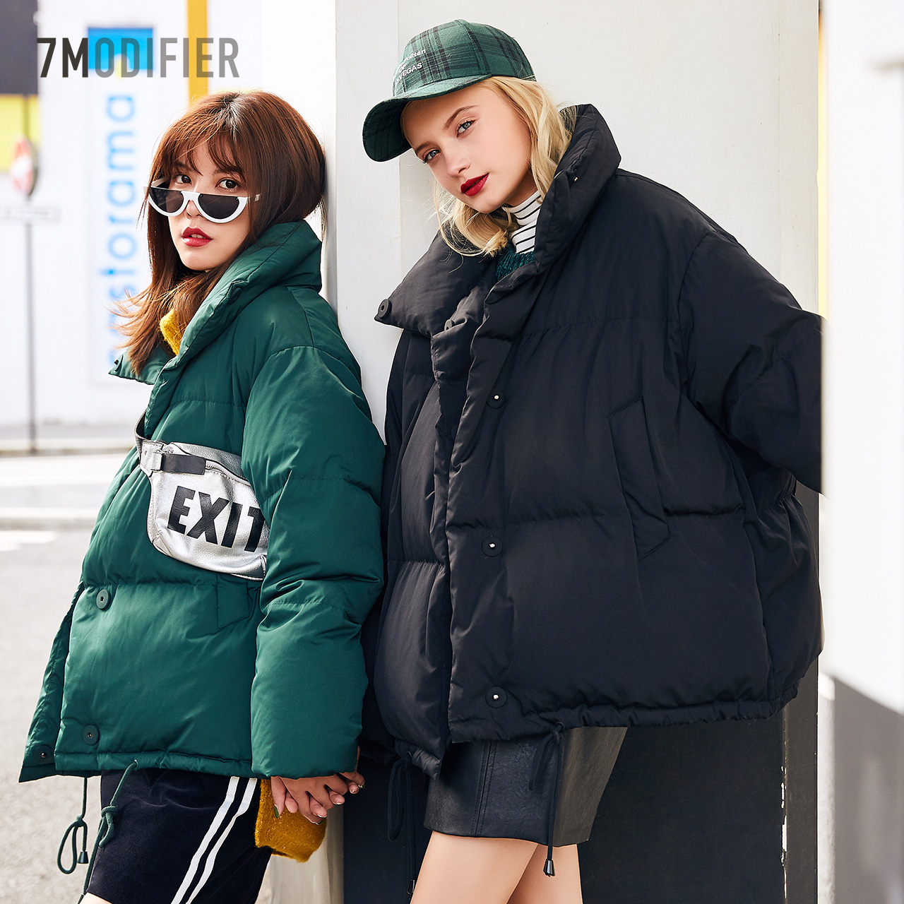 7m加厚保暖羽绒服女2018冬季新款韩版时尚小个子短款外套面包服潮