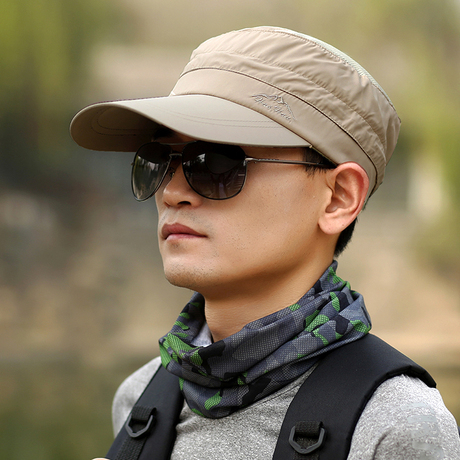 男户外平顶帽