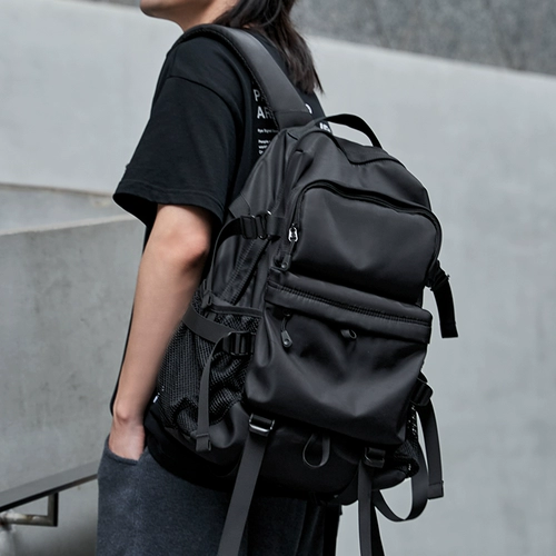 Мужской школьный рюкзак, вместительный и большой ноутбук для школьников, дорожная сумка для путешествий для выхода на улицу, для средней школы, подходит для студента