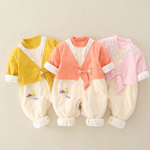 Демисезонное детское хлопковое боди для раннего возраста подходит для мужчин и женщин для девочек