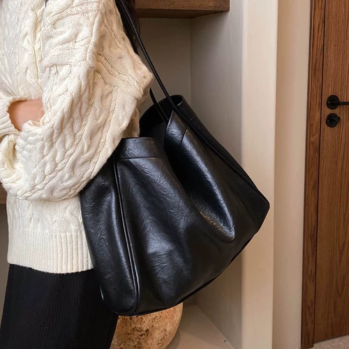 Ретро демисезонная сумка подмышку, модная сумка на одно плечо