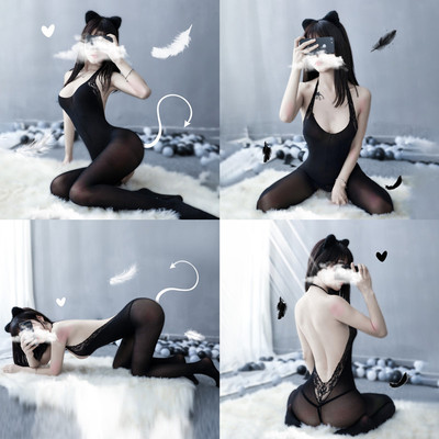 taobao agent Sexy jumpsuit, unisex socks, leggings, plus size, for transsexuals
