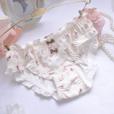 taobao agent Lace transparent underwear, sexy pants, plus size, for transsexuals, for girls