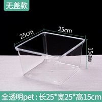 Полностью прозрачный (без покрытия) 25*25*15