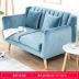 Sofa vải Bắc Âu kết hợp căn hộ nhỏ có thể tháo rời và giặt đơn giản đơn giản hiện đại lười biếng sofa phòng khách sofa gỗ rắn - Ghế sô pha