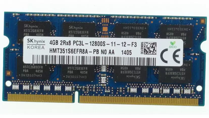 SKHYNIX Hynix 4GB 2RX8 PC3L-12800S-11-12-F3 HMT351S6EFR8A-PB