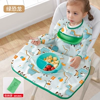 [Длинное рукав 3.0 мягкий карман-карман-версию-зеленый динозавр] [разборка можно использовать для разборки, разборных карманов, можно размещать с присадными чашками] Отправка сумки для сбора