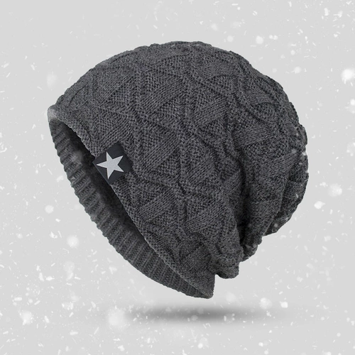 Демисезонная флисовая трикотажная шерстяная удерживающая тепло дорожная шапка, увеличенная толщина, в корейском стиле