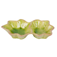 Двойное блюдо-зеленое