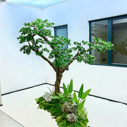 Симуляция миланское дерево в помещении декоративное дерево приземление зеленое растение