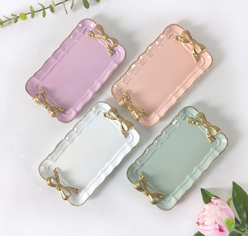 Милая коробочка для хранения с бантиком, обеденная тарелка, (Трансграничная торговля)