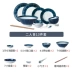 Bà nội trợ hiện đại Đồ gốm sứ Nhật Bản Cơm Bát Mì Bát Bát Món súp Tấm Sushi Tấm bìa Cup Mug Spoon Chopstick Chủ - Đồ ăn tối