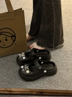 Летние тапочки на платформе, обувь, сандалии, 2024 года