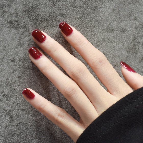 Nail Polish Women Can Not Be Torn, Fast Dry, Roasted, Pregnant, Autumn, Winter, Cherry, 2021.
