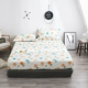 Giường nam cực lily giường đơn cotton cotton nguyên chất 1,2m1,5 mét 1,8 giường Simmons bảo vệ nệm nệm phủ bụi - Trang bị Covers
