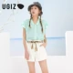 UGIZ mùa hè phong cách mới của phụ nữ Hàn Quốc thời trang ngọt ngào cổ chữ V không tay áo pull nữ UBSC601-5 - Áo sơ mi