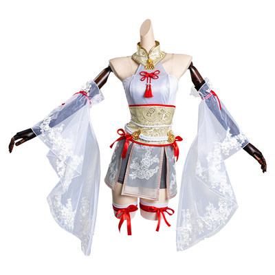 taobao agent Customized Yongjie Wuxian COS clothing soil royal doorh peach otaka Luo Menghua branches white silk cosplay clothing female