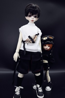 taobao agent BJD baby clothes 6 points, 4 cents 3 points, uncle baby clothes casual dressing clothes, cat black S001