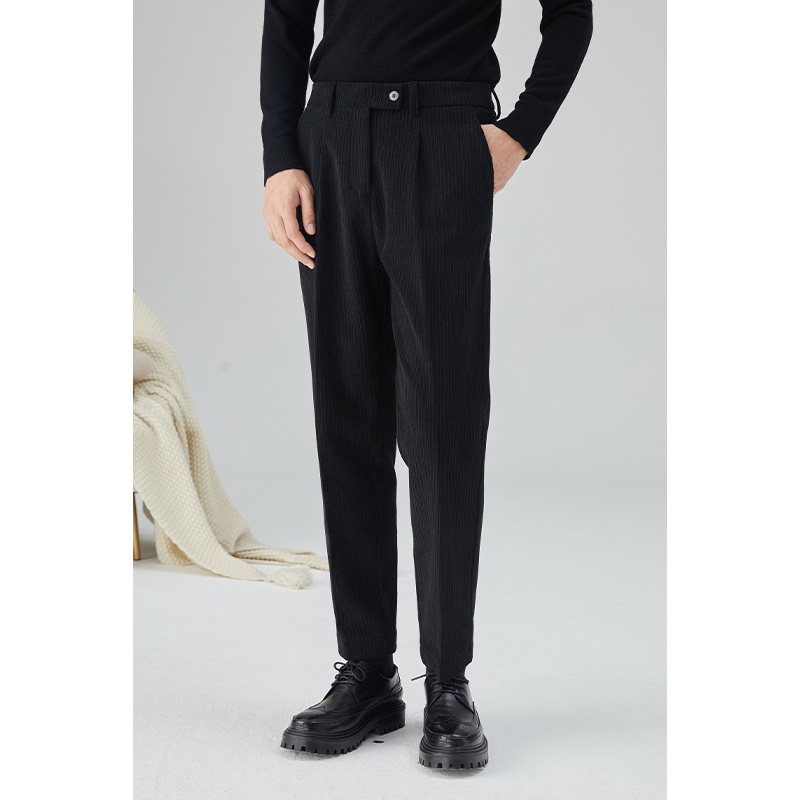 black corduroy