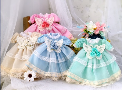 taobao agent [2 pieces of free shipping] BJD doll clothes dress 1/6 points YOSD BJDP limited edition flower fairy single skirt