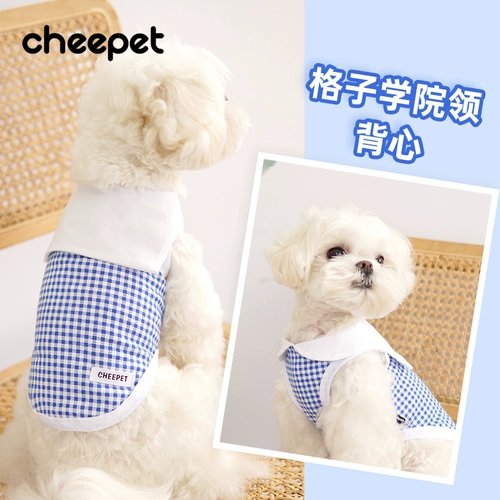 Плет -жилеты для колледжа Весна и летние домашние животные плюшевые собаки маленькая собака Big Biebuki Лето лето лето